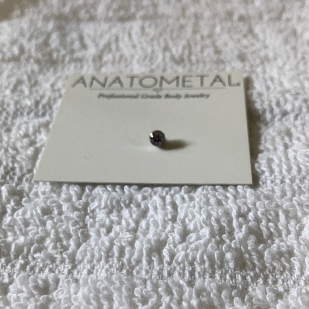 Anatometal Titanium Lavender Faceted End